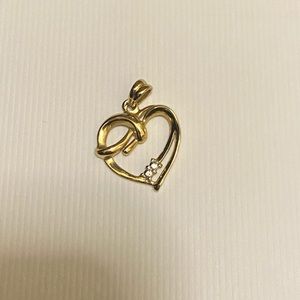 Pure Gold Heart Pendent Necklace